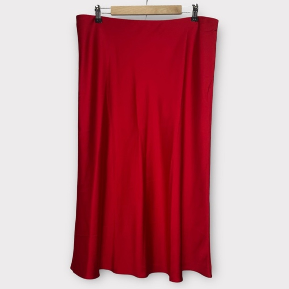 J. Crew Red A-Line Skirt